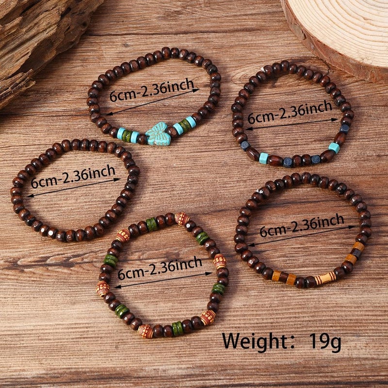 JAVMOO Gothic Bracelet Adjustable Punk Braided Leather Multilayer Grunge Set Bracelets Emo Metal Cuff Wrap Bangles Meaningful Gift - Image 3